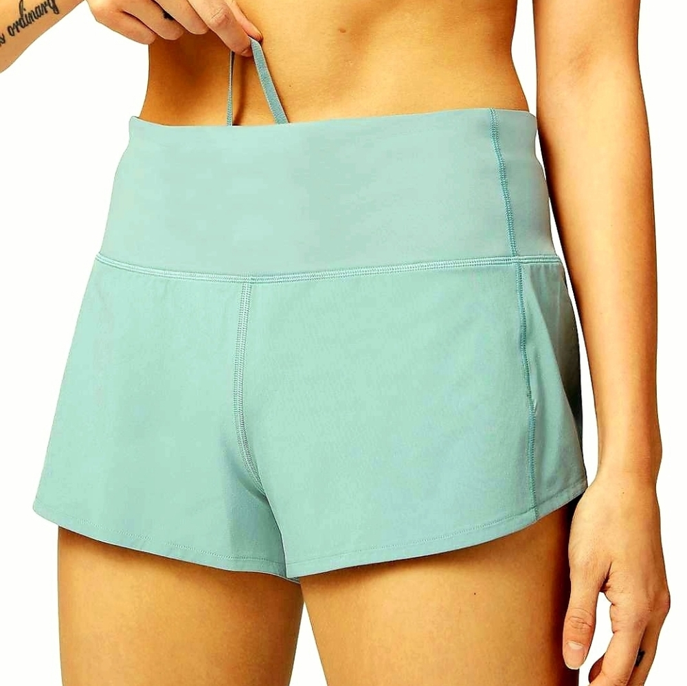 Lululemon Light Blue Speed Shorts Size 4, NWOT